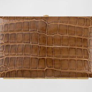 Abas wallet clutch in Cognac